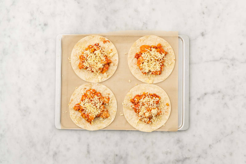 Enfourner les tostadas